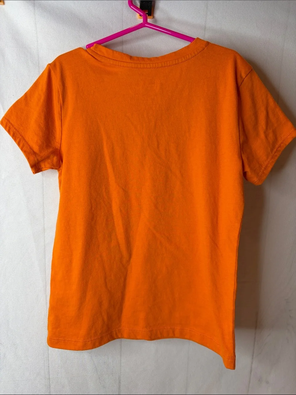 Wonder Nation Girls Halloween Sequin Pumpkin T-Shirt – Size M 7/8